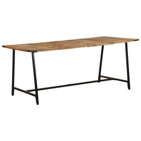 Mesa de comedor madera maciza de mango 180x90x75 cm