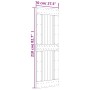 Schiebetür mit massivem Kiefernholzbeschlägen 70x210 cm von vidaXL, Türen - Ref: Foro24-3203203, Preis: 158,06 €, Rabatt: %