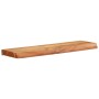 Estantes de pared 2 unidades 60x20x3,5 cm madera maciza acacia