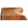 Estantes de pared 2 unidades 100x20x3,5 cm madera maciza acacia