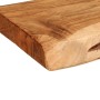 Estantes de pared 2 unidades 100x20x3,5 cm madera maciza acacia