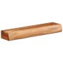 Estantes de pared 2 unidades 60x17x8 cm madera maciza acacia