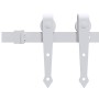 Puerta corredera con herrajes madera maciza de pino 90x210 cm de vidaXL, Puertas - Ref: Foro24-3203214, Precio: 193,54 €, Des...