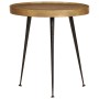 Mesa de centro 2 uds madera contrachapada dorada