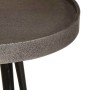 Mesa de centro 2 uds madera contrachapada plateada