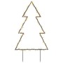 Árbol de Navidad luces decorativas con estacas 115 LED 90 cm