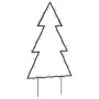 Árbol de Navidad luces decorativas con estacas 115 LED 90 cm