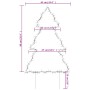 Árbol de Navidad luces decorativas con estacas 115 LED 90 cm