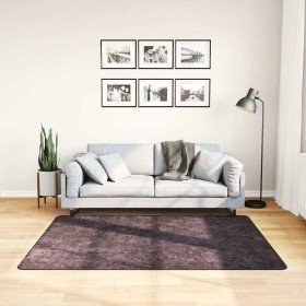 Alfombra lavable antideslizante gris antracita 120x170 cm