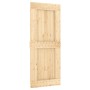 Schiebetür mit Beschlägen aus massivem Kiefernholz, 85 x 210 cm von vidaXL, Türen - Ref: Foro24-3203221, Preis: 199,09 €, Rab...