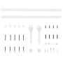 Puerta corredera con herrajes madera maciza de pino 85x210 cm de vidaXL, Puertas - Ref: Foro24-3203221, Precio: 198,97 €, Des...