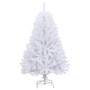 Árbol de Navidad artificial con bisagras y soporte blanco 150cm