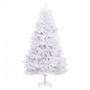 Árbol de Navidad artificial con bisagras y soporte blanco 180cm