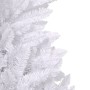 Árbol de Navidad artificial con bisagras y soporte blanco 210cm