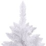 Árbol de Navidad artificial con bisagras y soporte blanco 240cm