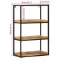 Estantería Marrón 70 x 35 x 110 cm Madera maciza de Mango