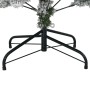 Árbol de Navidad artificial con bisagras y nieve flocada 150 cm