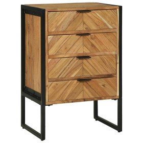 Aparador Marrón 50 x 35 x 75 cm Madera maciza de Acacia