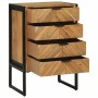 Aparador Marrón 50 x 35 x 75 cm Madera maciza de Acacia