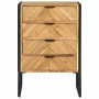 Aparador Marrón 50 x 35 x 75 cm Madera maciza de Acacia