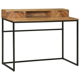 Escritorio Marrón 110 x 50 x 87 cm Madera maciza de Acacia Escritorio Marrón 110 x 50 x 87 cm Madera maciza de Acacia