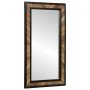 Espejo Negro y Marrón 90 x 2 x 50 cm Madera Sólida de Acacia en Espejos | Comprar online en Foro24
