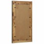 Espejo Negro y Marrón 90 x 2 x 50 cm Madera Sólida de Acacia