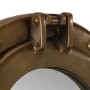 Espejo de ojo de buey de pared aluminio y vidrio Ø23 cm
