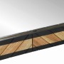 Espejo Negro y Marrón 90 x 2 x 50 cm Madera Sólida de Acacia