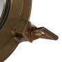 Espejo de ojo de buey de pared aluminio y vidrio Ø30 cm