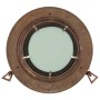 Espejo de ojo de buey de pared aluminio y vidrio Ø30 cm
