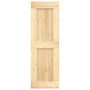 Puerta corredera con herrajes madera maciza de pino 70x210 cm de vidaXL, Puertas - Ref: Foro24-3203219, Precio: 175,33 €, Des...