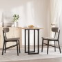 Patas de mesa de comedor estructura O acero 40x40x73 cm
