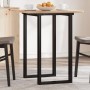Patas de mesa de comedor estructura O acero 40x40x73 cm