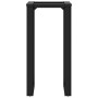 Patas de mesa de comedor estructura O acero 40x40x73 cm