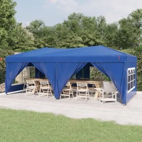 Folding party tent with blue side walls 3x6 m by vidaXL, Tents and gazebos - Ref: Foro24-93542, Price: 251,89 €, Discount: %