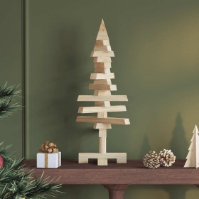 Árbol de Navidad de madera de adorno madera maciza pino 60 cm