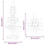 Árbol de Navidad de madera de adorno madera maciza pino 60 cm