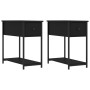 Nightstands 2 pcs black engineered wood 30x60x60 cm by vidaXL, Nightstands - Ref: Foro24-826054, Price: 80,11 €, Discount: %