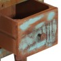 Aparador de madera maciza reciclada 55x30x80 cm