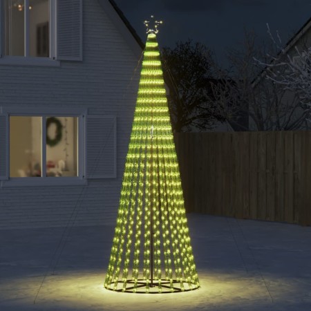 VidaXL Árbol de Navidad LED 688 LEDs blanco cálido 300 cm