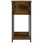 Nachttische 2 Stück, Holzwerkstoff, geräucherte Eiche, 30 x 60 x 60 cm von vidaXL, Nachttische - Ref: Foro24-826058, Preis: 4...