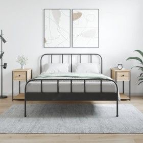 Nachttische, 2 Stück, Holzwerkstoff, Sonoma-Eiche, 30 x 60 x 60 cm von vidaXL, Nachttische - Ref: Foro24-826056, Preis: 62,87...