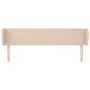 Kopfteil aus Cappuccino-Kunstleder, 203 x 23 x 78/88 cm von vidaXL, Kopf- und Fußteile - Ref: Foro24-3116977, Preis: 71,51 €,...