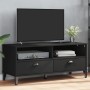 Mueble para TV VIKEN madera de ingeniería negro en Muebles TV | Comprar online en Foro24