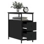 Nachttische, 2 Stück, schwarzes Holzwerkstoff, 30 x 60 x 60 cm von vidaXL, Nachttische - Ref: Foro24-826064, Preis: 103,46 €,...