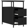 Nightstands 2 pcs black engineered wood 30x60x60 cm by vidaXL, Nightstands - Ref: Foro24-826064, Price: 103,46 €, Discount: %