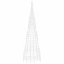 Árbol de Navidad en asta de bandera 3000 LED blanco frío 800 cm