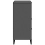 Librería VIKEN madera de ingeniería gris antracita 80x40x90 cm