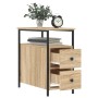 Nachttische, 2 Stück, Holzwerkstoff, Sonoma-Eiche, 30 x 60 x 60 cm von vidaXL, Nachttische - Ref: Foro24-826066, Preis: 103,7...